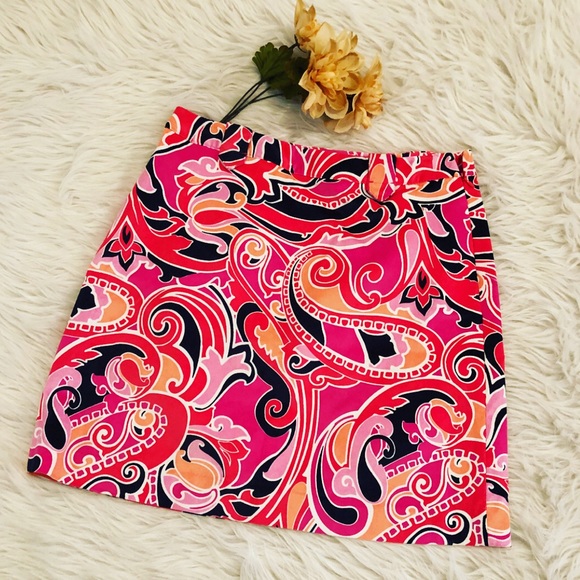 crown & ivy Dresses & Skirts - Multi-color corduroy skirt size 8